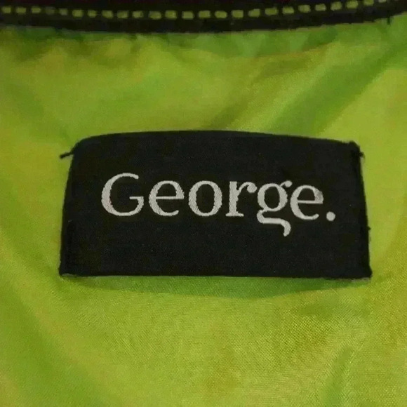 George Brown Zip Up Puffer Vest with Green Lining Size UK 8 Size US 4 - Picture 4 of 8